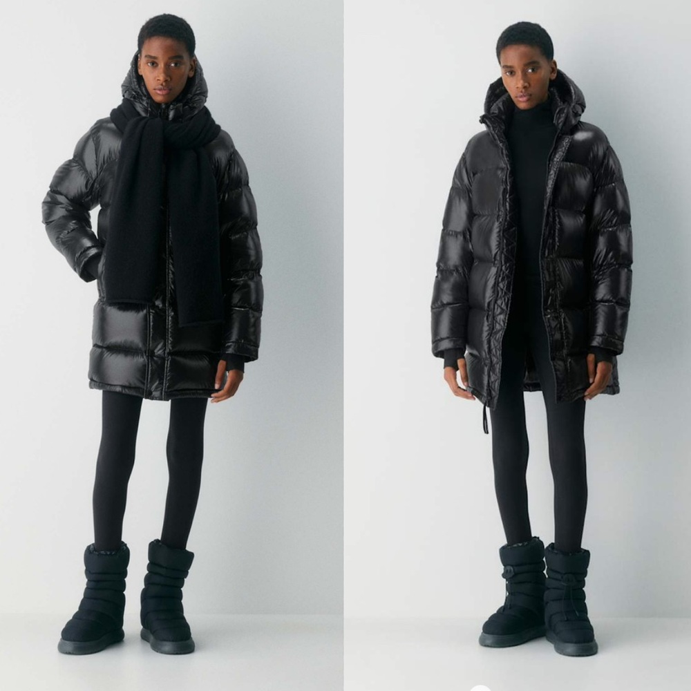 The Super Puff™ Mid Length - Hi-Gloss Black Sz XXS